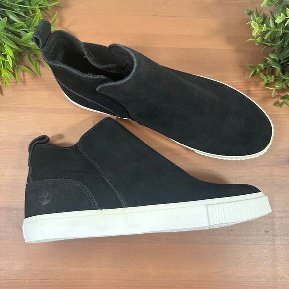 Timberland Shoes - Timberland Women's Skyla Bay Pull On Black Suede Boots Size 10